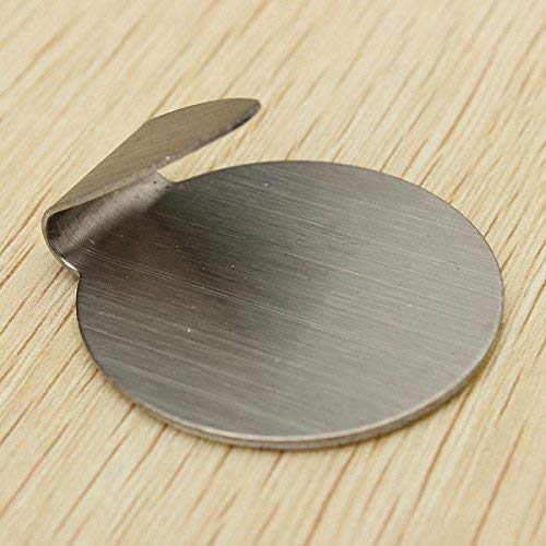 eSkube Multipurpose Small Stainless Steel Hooks Hanger for Wall self Adhesive 12 pcs Round - Image 4