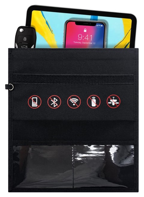 Faraday Key Fob Protector Bag - RFID Signal Blocking Case for Car Anti-Theft, Anti-Tracking, and Anti-Hacking Protection - Secure Your Vehicle's Keyless Entry System