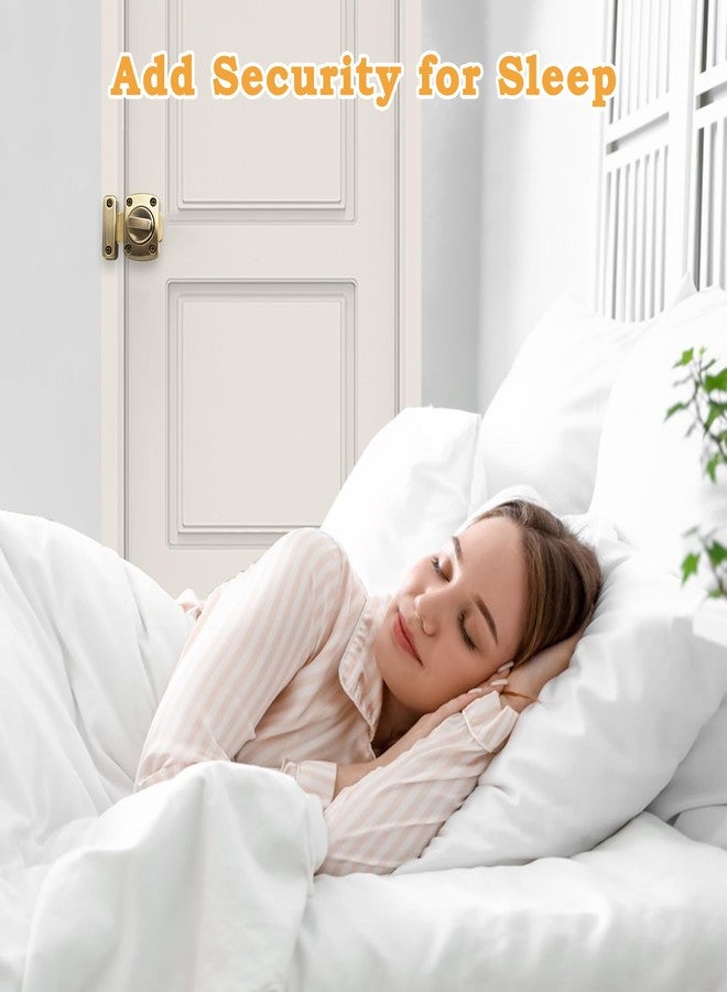 أليز مزلاج دوار Alise MS220C-Q، مزلاج بوابة، قفل أمان منزلق للباب، برونزي مصقول بالزيت - Image 4
