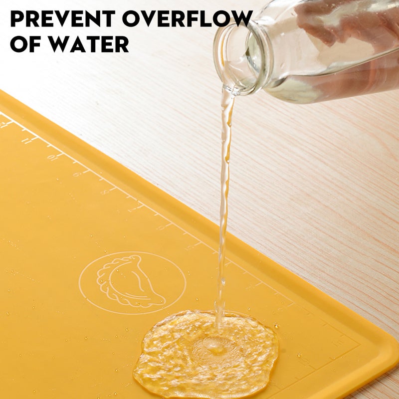Silicone Baking Mat Dough Pad Bake Pad Rolling Pin Dough Scraper Dough Cutter Non stick for Bake Pizza Cake - Image 4