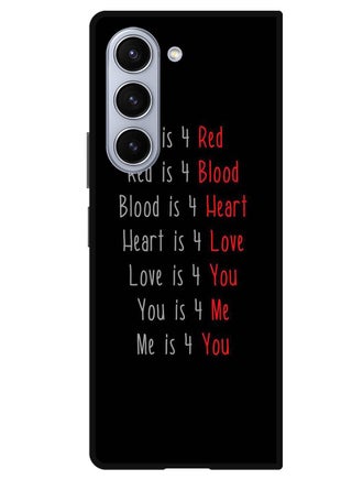 Protective Case Anti Scratch Shock Proof Bumper Cover For Samsung Galaxy Z Fold 5 Love Quote - pzsku/Z7CA52FF994A483FE9169Z/45/_/1724237021/bd4e42e0-b430-4620-8f91-713e0b56c2eb