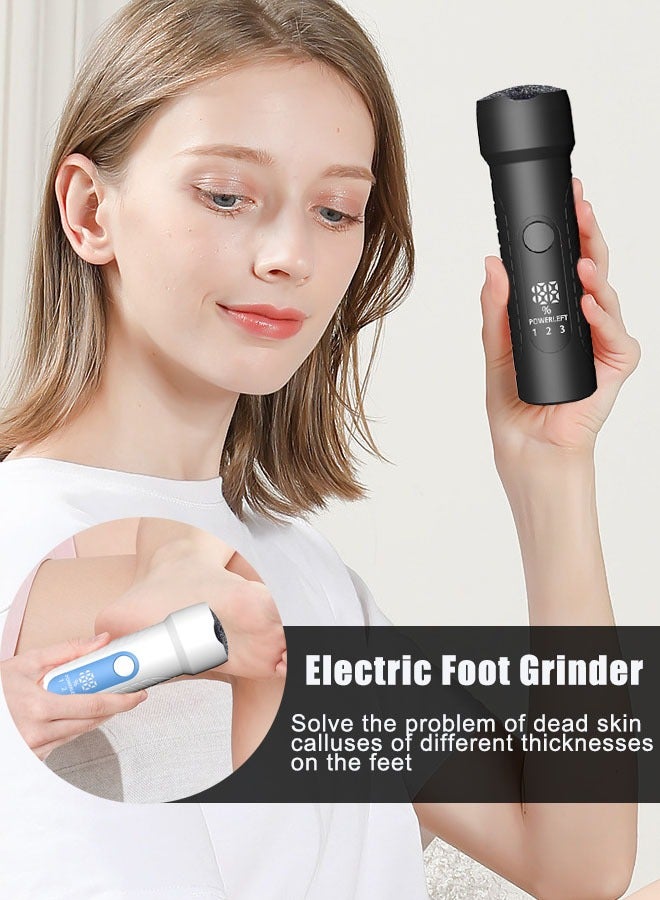 Super ZYouth Electric Callus Remover for Feet Rechargeable Grinding Pedicure Tools Foot Care Callus Remover Kit with 3 Roller Heads for Removing Cracked and Dead Skin  - Image 2