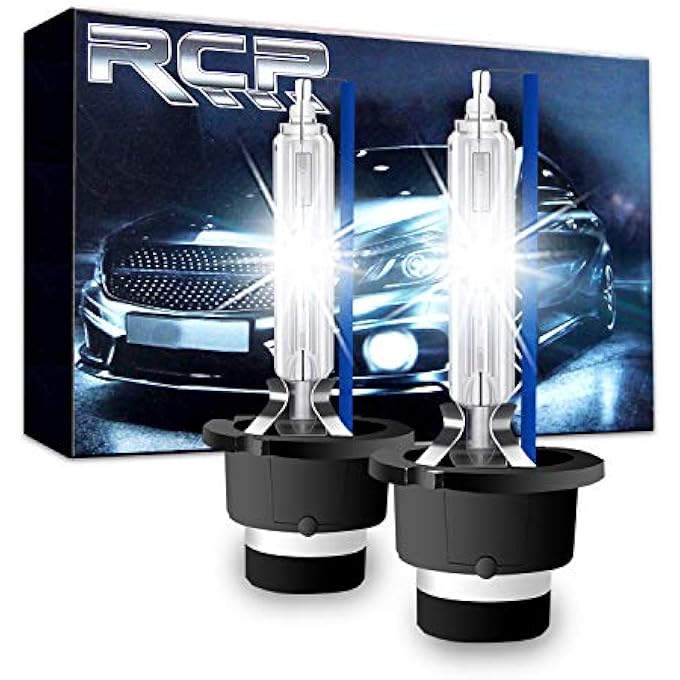 RCP D4S8  A Pair D4S D4R 8000K Xenon Hid Replacement Bulb Ice Blue Metal Stents Base 12V Car Headlight Lamps Head Lights 35W - Image 1