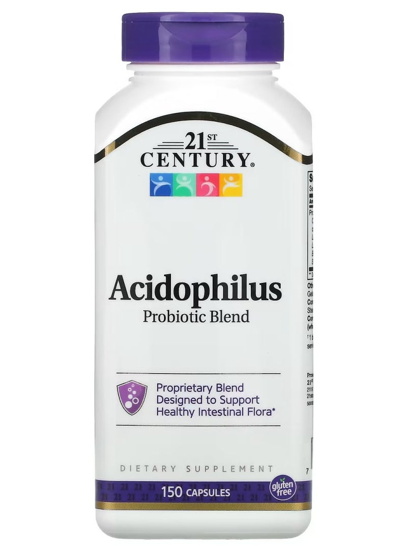 21st Century Acidophilus Probiotic Blend, 150 Capsules - Image 1