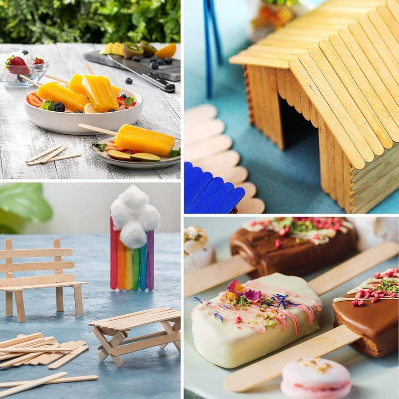 Perfect Stix - PS-114st-1,000 4.5" Craft Sticks/ Ice Cream Sticks/ Natural Wood - Box of 1,000ct - Image 4