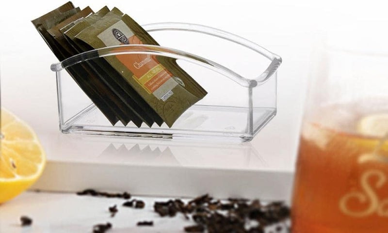 Sizikato Sizikato Clear Acrylic Sugar Packet Holder Tea Bag Bowl 48 Inches  - Image 2
