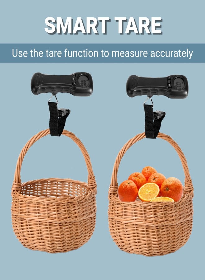 جيكتسي ميزان أمتعة، 50 كجم/110 رطل، ميزان أمتعة محمول معلق للسفر، قفل تلقائي للقراءة بعد الوزن، سهل القراءة وتسجيل البيانات - Image 4