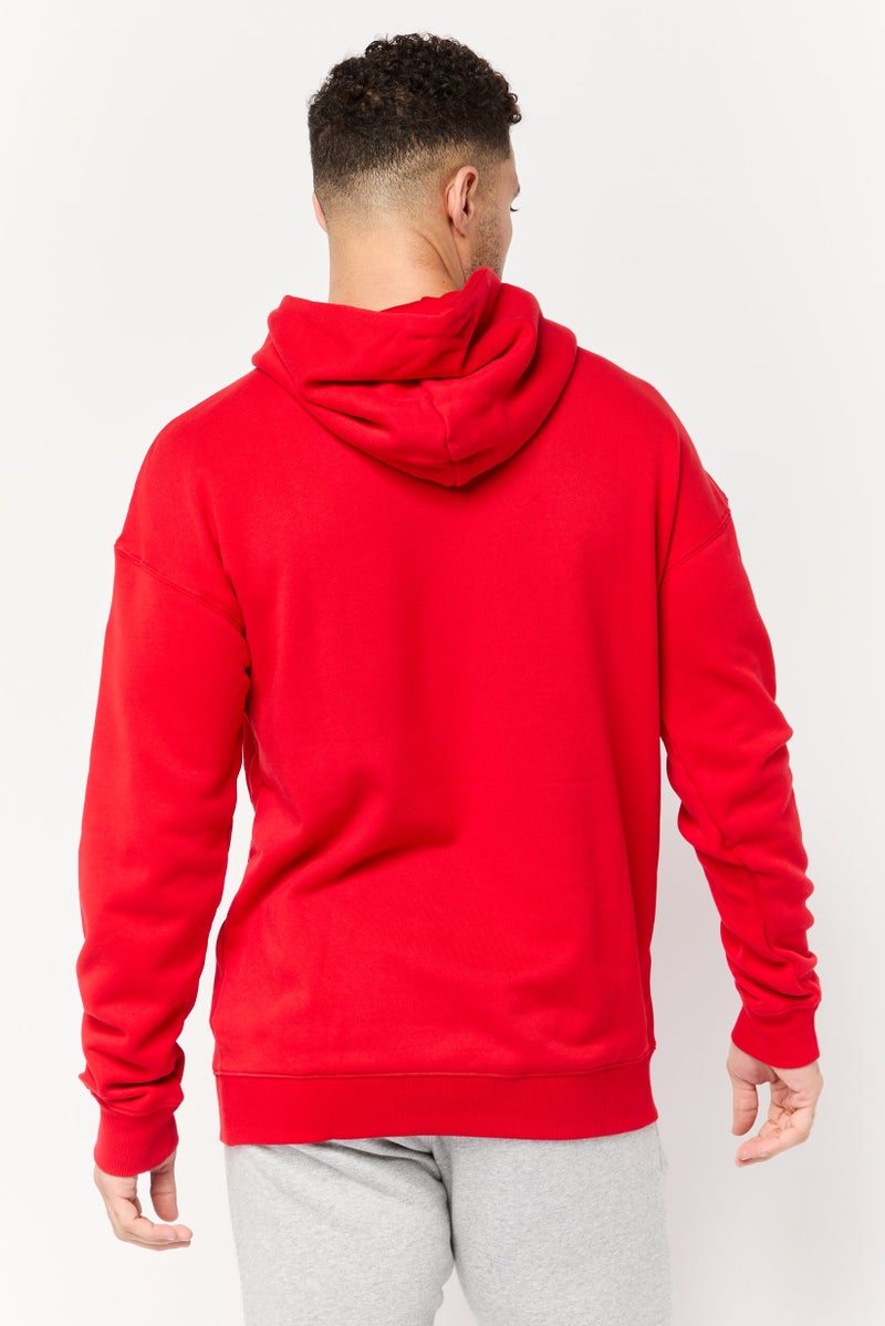 Adidas Men Sportswear Fit Long Sleeve Manchester United Football Sweatshirts, Red  - Image 2