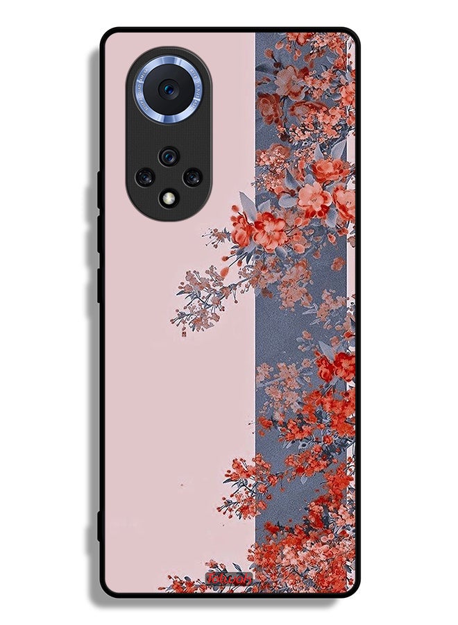 Tolwak Honor 50 Pro Protective Case Cover Tree Leaves And Flowers Art - Image 2