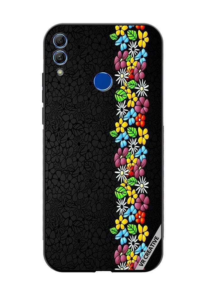 Protective Case Cover For Honor 10 Lite Flower Design Multicolour