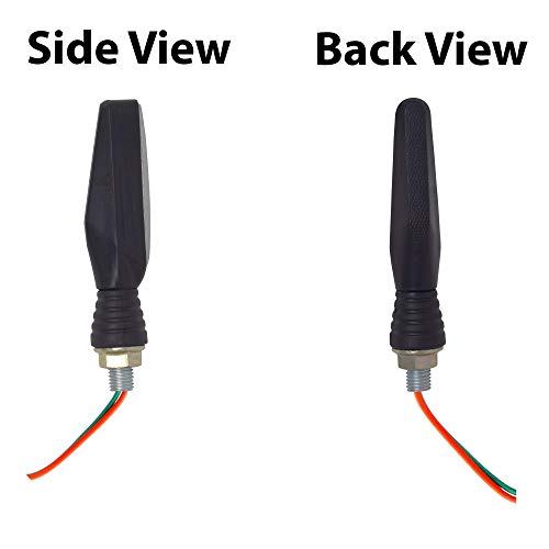 Ramanta 9 LED Turn Signal Side Indicator Light Universal Front Rear Blinker Lamp for Bikes and Motorcycle (Yellow, 4 PCs) - Image 3