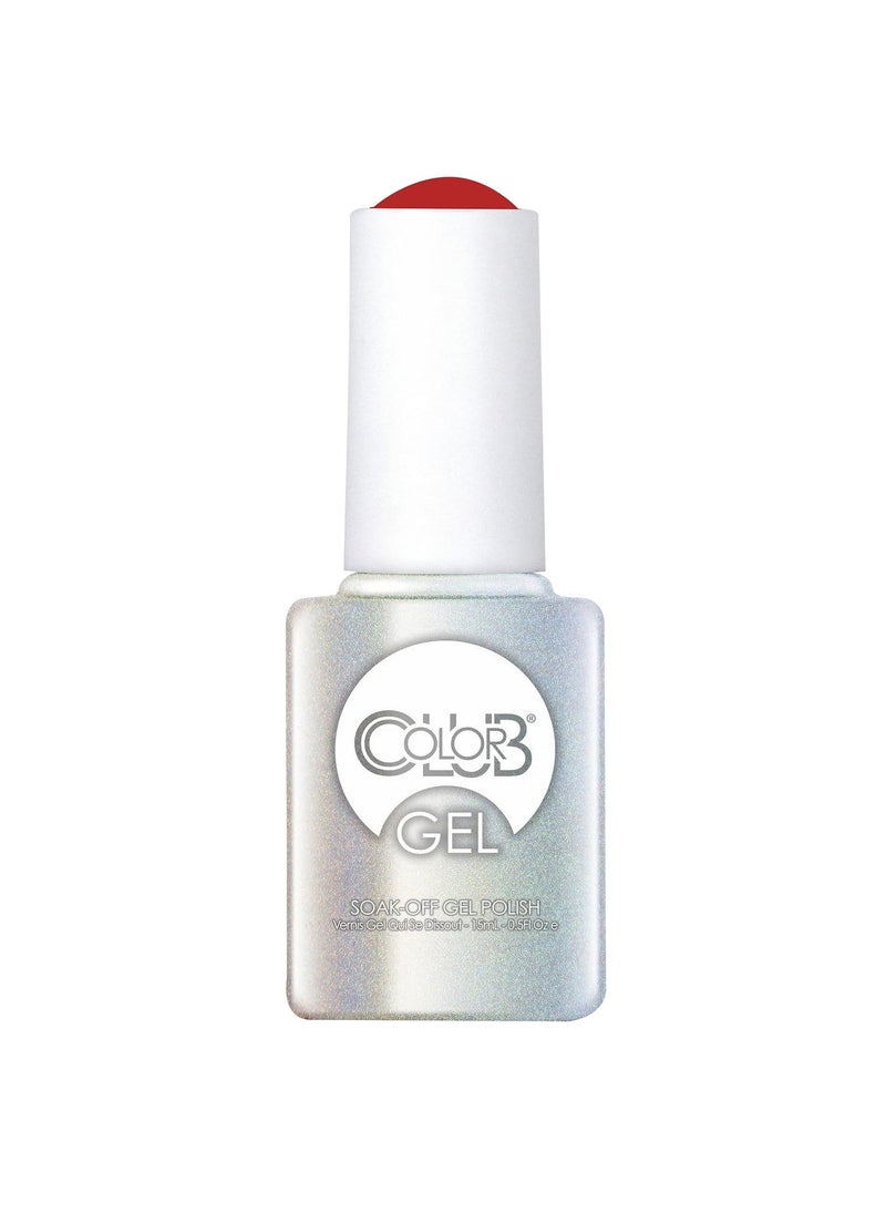 Color Club - Color Club Cadillac Red Nail Gel Classic Red Color Polish, .5 fl oz (15 mL) - Image 1