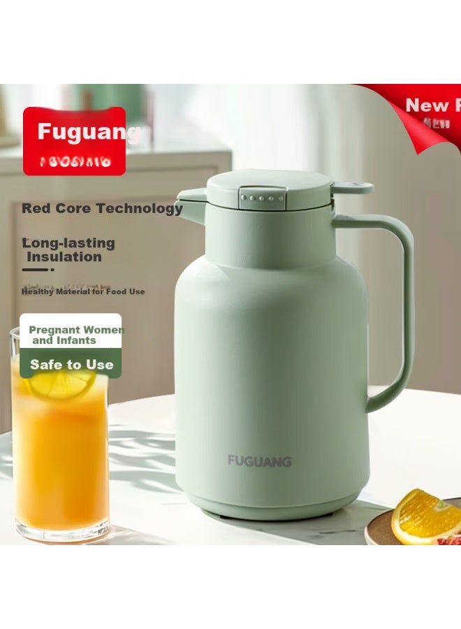 Tomimitsu Fuguang Insulated Bottle, Large Capacity For Home Use, 2l Glass Inner Liner, Hot Water Thermos, For Students' Dormitory And Office, Warm Water Jug - Image 1