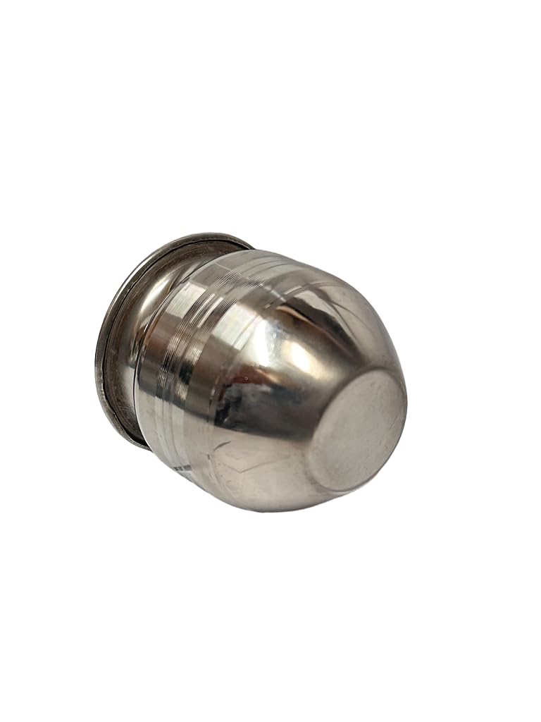 Dynore Dynore Stainless Steel Silver Lota/Kalash/Pooja Kalash/Small Lota for Home/Puja Lota 230 ml- Set of 6 - Image 3