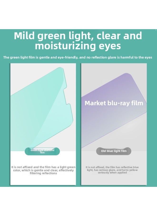 Generic Tempered Film For IPad Ipadpro Full Screen 2020 Air4 Green Light 10.2 For Apple 2019 Flat Pro-Color:9d Explosion-proof [eye Protection And Radiation Protection]★Eye Protection Blue Light】1 Piece Hardcover-Size:Ipad Pro 2020 Version Full Screen( 11inch )  - Image 2