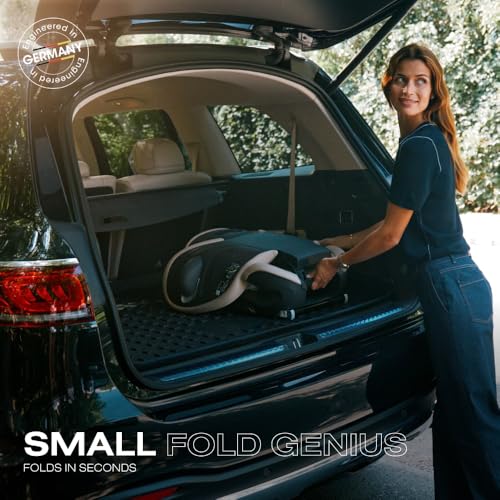 cybex مقعد تعزيز عالي الظهر قابل للطي Cybex Solution G2 - خفيف الوزن، مناسب للسفر، تركيب قفل صلب، حماية جانبية من الصدمات، قابل لتعديل الارتفاع، أسود قمر - Image 4