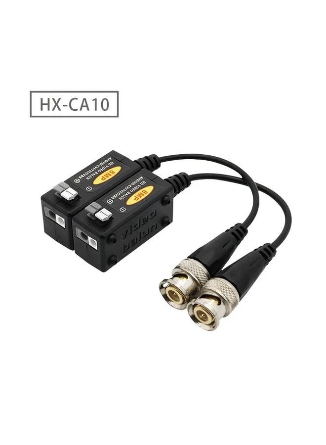 HX CA10 Passive BNC To Ethernet Balun 8MP HD Video Transmitter For Twisted Pair Cables - Image 2