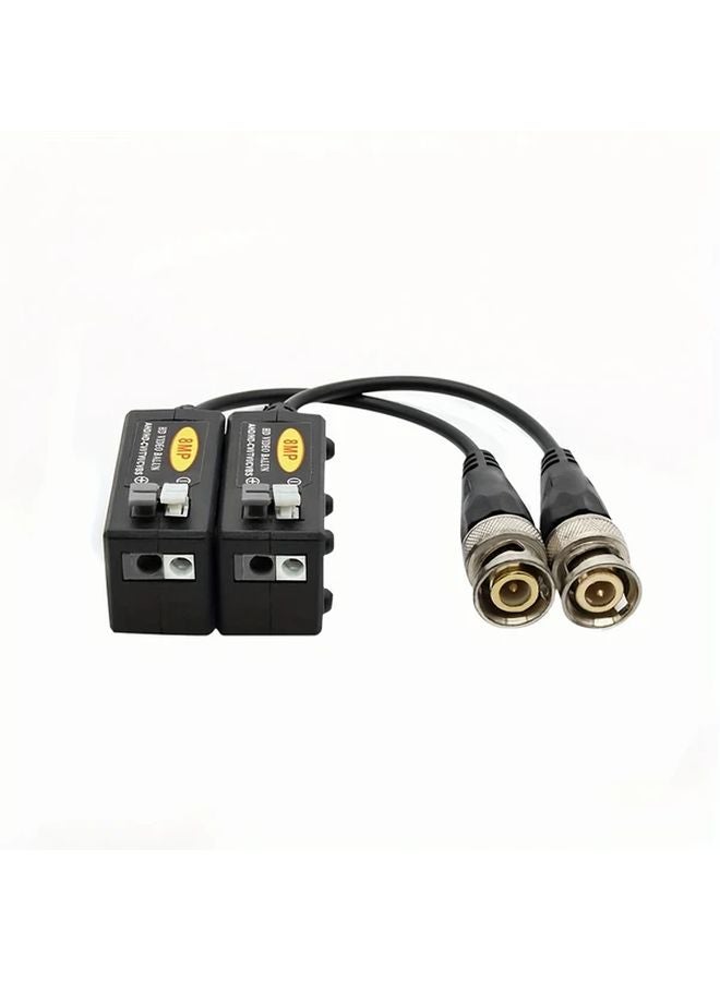 HX CA10 Passive BNC To Ethernet Balun 8MP HD Video Transmitter For Twisted Pair Cables - Image 4