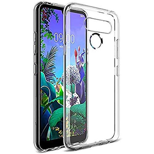Casotec Soft TPU Back Case Cover for LG Q60 - Clear - Image 1