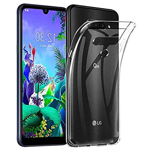 Casotec Soft TPU Back Case Cover for LG Q60 - Clear - Image 2