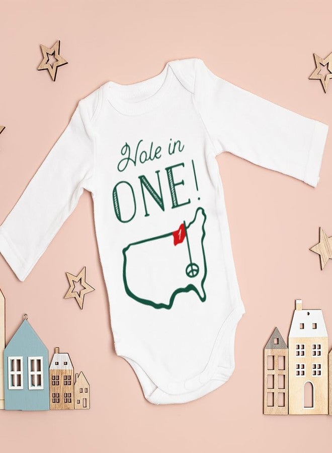 Geloar Hole in One Golf 1st Birthday Baby Outfit - Golf Themed Baby Bodysuit for First Birthday (Hole in One Onesie 12M) - Image 5