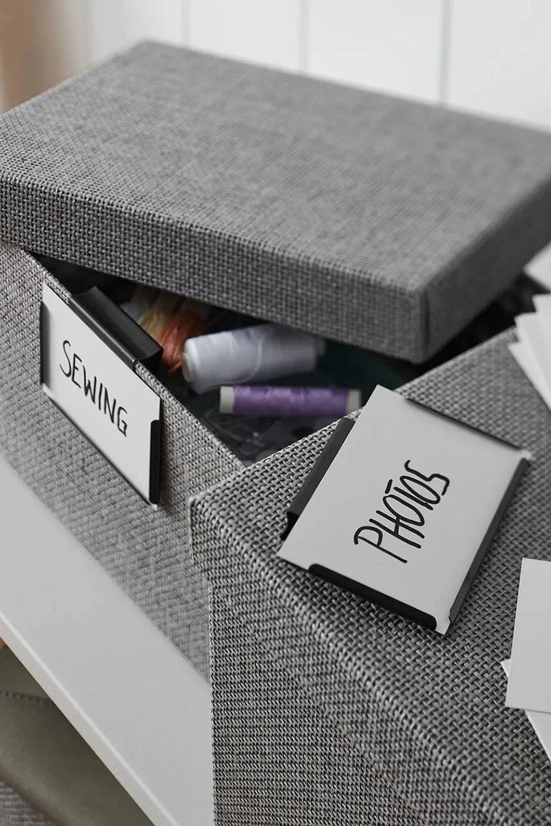 Tchibo 2 Metal Clips, Black - Image 1