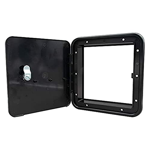 THETFORD|B&B Molders RV Replacement Parts and Accessories RV Camper Recreational Multi-Purpose/Fuel Gas Hatch Without Back Black PN 94308 - Image 3