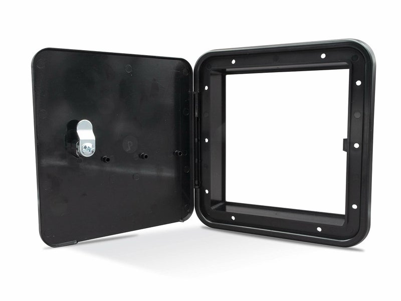 THETFORD|B&B Molders RV Replacement Parts and Accessories RV Camper Recreational Multi-Purpose/Fuel Gas Hatch Without Back Black PN 94308 - Image 4