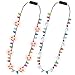 Traplace 2PCS Christmas Necklaces 2 Kinds of Party Favors Light up Christmas Necklace Colorful 3 Modes Xmas Decorations Wearable Light Accessories for Xmas New Year Parties Ugly Sweater Decor - Image 2
