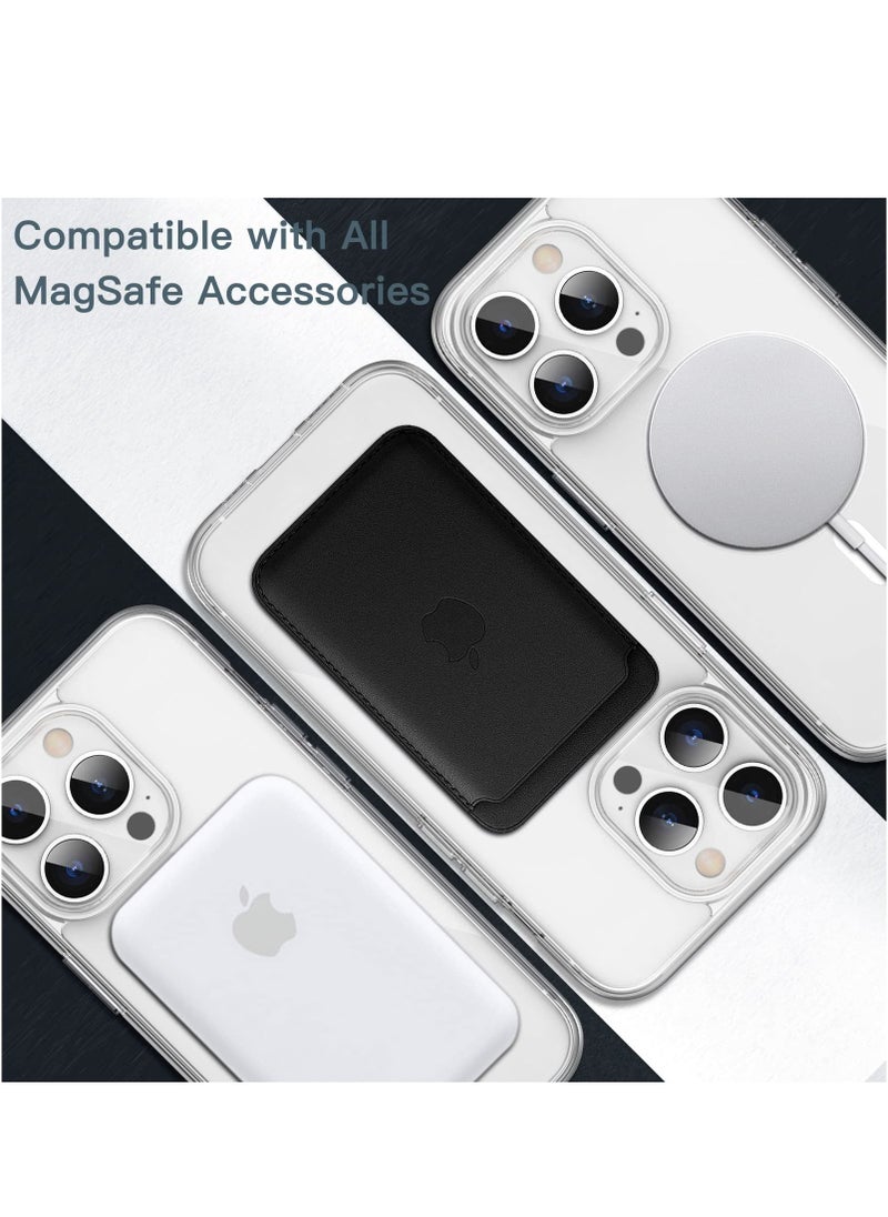 Houmt - iPhone 14 Pro Magsafe Case 6.1 Inch Slim Thin Magnetic Case Yellowing-Resistant Shock Absorption Anti-Scratch and Anti-Drop Hard Back Crystal Case Compatible with iPhone 14 Pro Case - Image 1