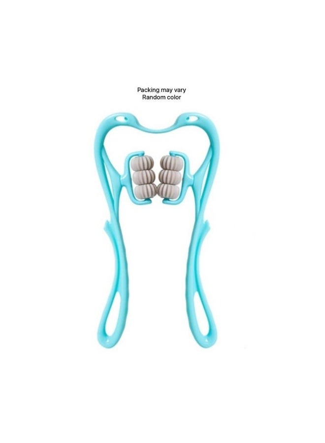 Rotating ball massager, manual neck massager for deep tissue, pain relief tool, random color - Image 1