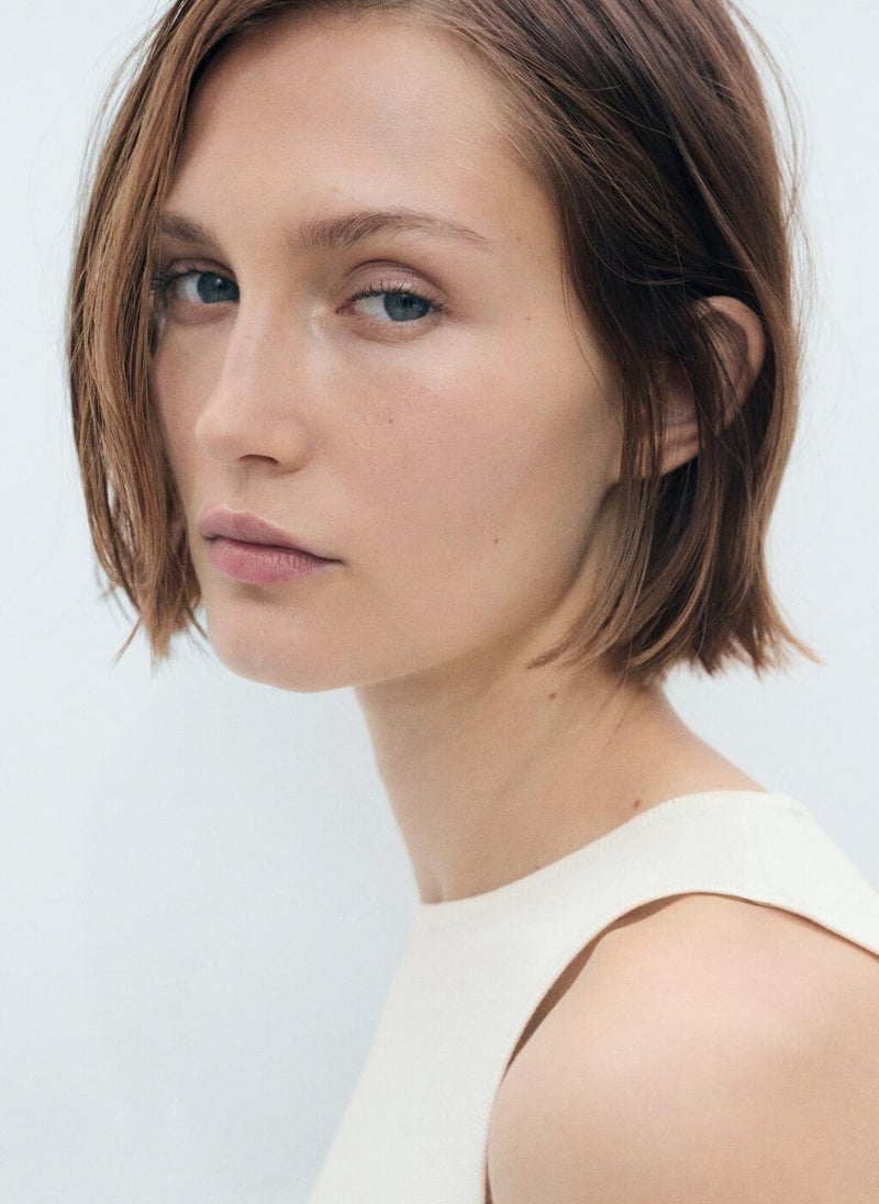 مانجو بلوزة محبوكة بدقة - Image 4