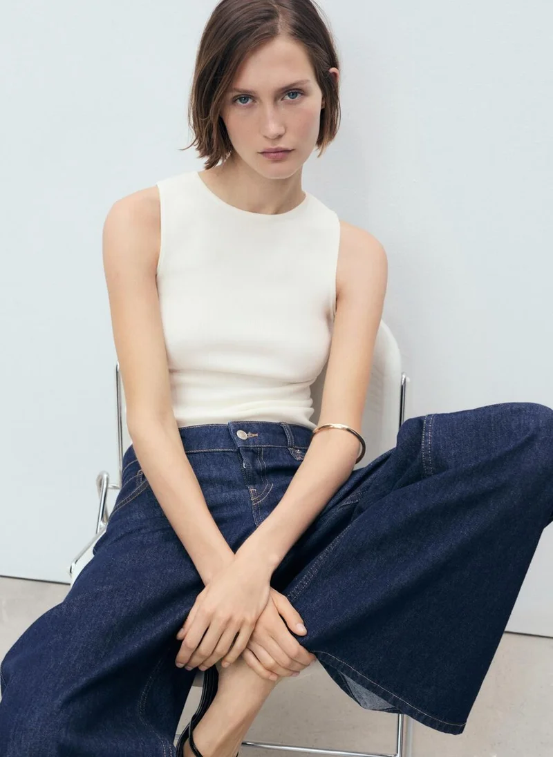 MANGO  Fine-knit top for Women | Best Price UAE