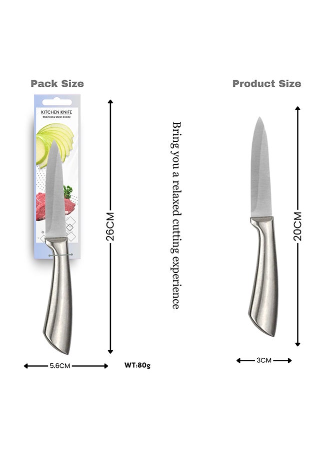 Stainless Steel Knife Heavy-Duty Meat & Vegetable Chopper with Ergonomic Handle Size 09 cm (KQ0803) - Image 2