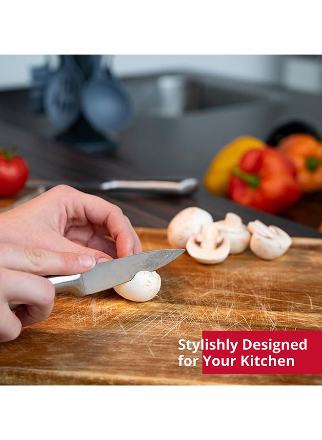 Stainless Steel Knife Heavy-Duty Meat & Vegetable Chopper with Ergonomic Handle Size 09 cm (KQ0803) - Image 4