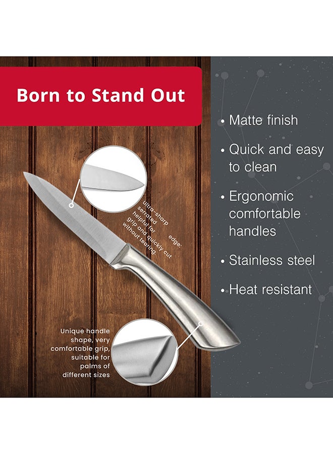 Stainless Steel Knife Heavy-Duty Meat & Vegetable Chopper with Ergonomic Handle Size 09 cm (KQ0803) - Image 3