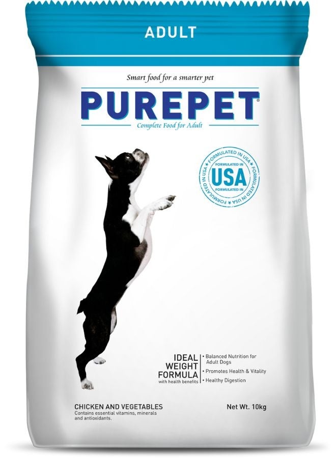 PUREPET Dry Dog Food  Chicken & Vegetable 10kg 10Kg - Image 1
