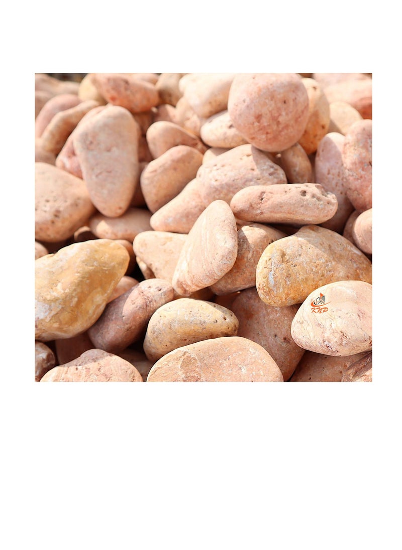 KNP Red Forest River Stone Natural Garden Material 5-8 cm 20 kg  - Image 2