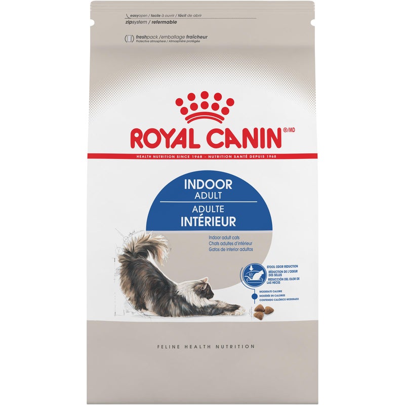 Royal Canin Feline Health Nutrition Indoor Adult Dry Cat Food, 3 lb Bag - Image 1