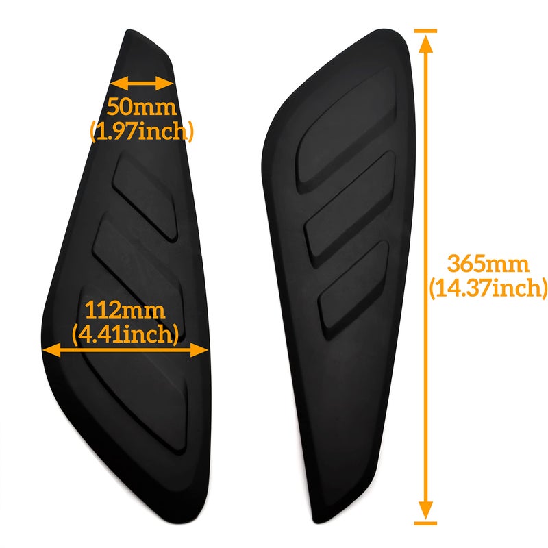 VEISUTOR Fuel Tank Knee Pad Kit for Pan America 1250, Rubber Tank Side Panels Protector Stickers for Harley Pan America RA1250 and RA1250S Models (2PCS - Image 5