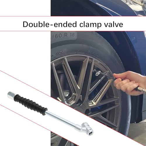 LT Easiyl PCL Tire Valve Tools 1/4NPT PCL Dual Head Chuck Valve Inflator Connector PCL Air Inflator Tyre Valve Connector for Car Motorcycle Bicycle - Image 2