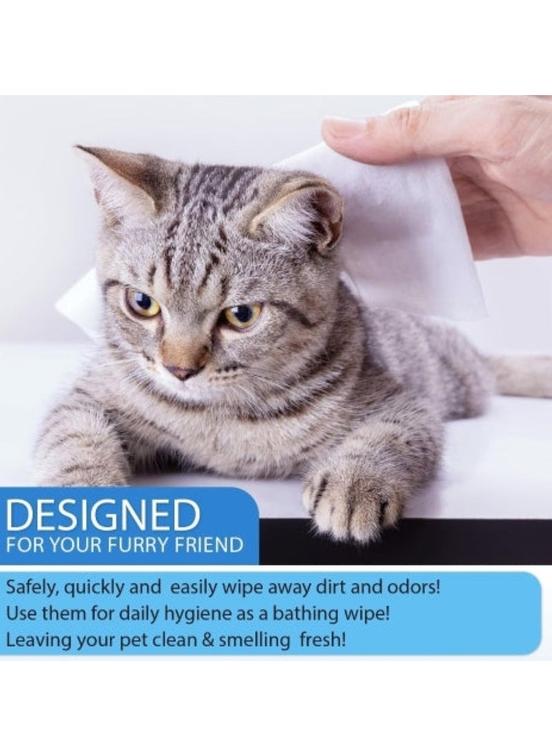 Aloe Vera Scented Sanitary Pet Wipes Suitable For Cats And Dogs