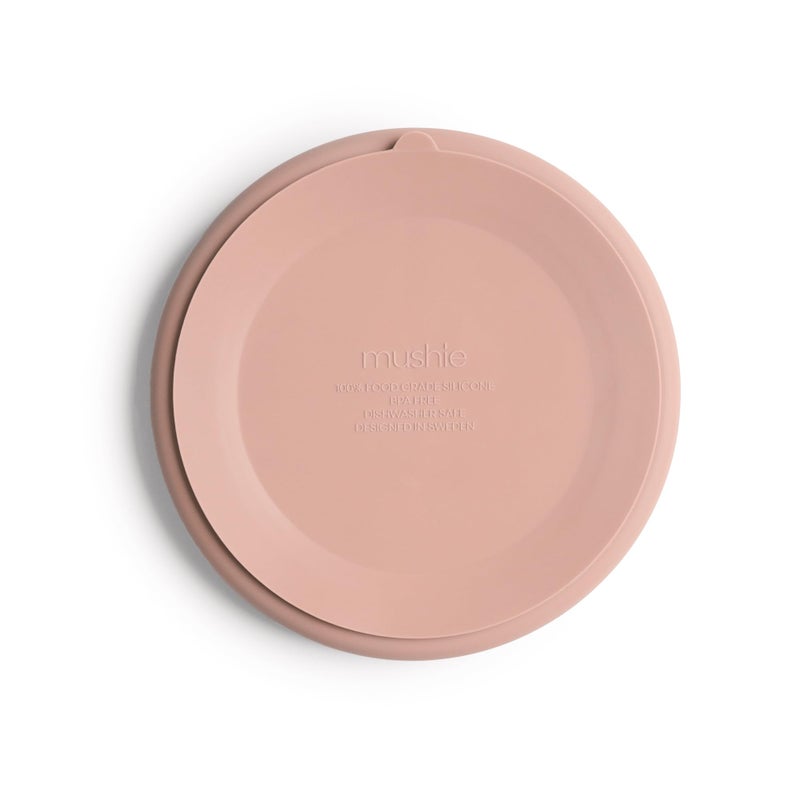 mushie Silicone Suction Plate | BPA-Free Non-Slip Design (Blush) - Image 3
