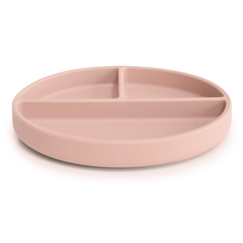mushie Silicone Suction Plate | BPA-Free Non-Slip Design (Blush) - Image 2