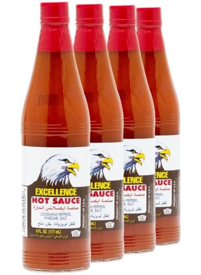 Excellence Spicy Chilli Hot Sauce Pack of 4X177ml - Image 2