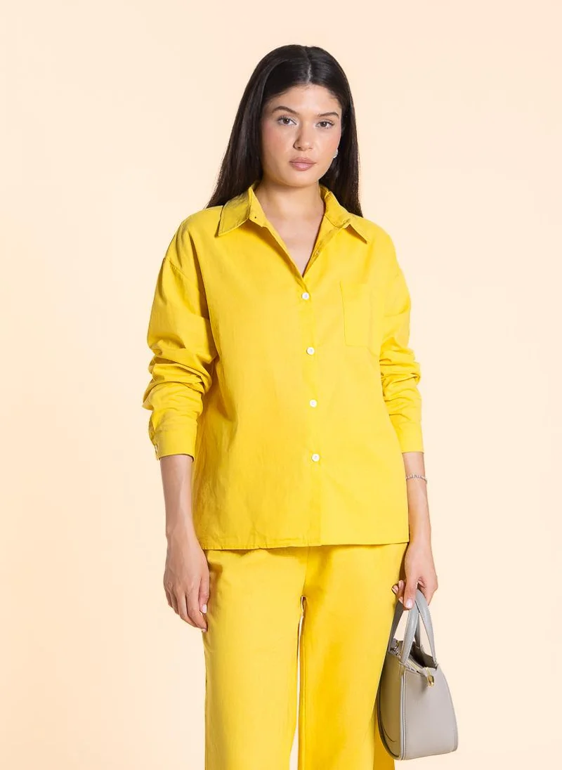 شايبس LINEN BLEND COMFORT SHIRT SET