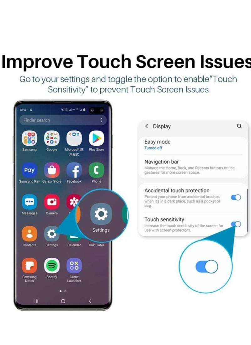 ELTRAZONE - Galaxy Note 10 Plus Privacy Screen Protector,DariusQ 9H Hardness Anti-spy Tempered Glass for Samsung Galaxy Note 10 Plus/Note 10+/Note 10 Pro,[Case Friendly][Anti Scratch][Anti-Bubble] - Image 1