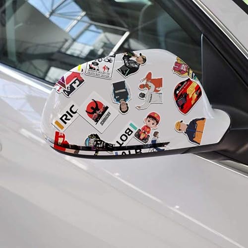 WallDesign Ultimate F1 Racing Sticker Set Collection of 56 - Mobile, Laptop, Accessories, Gifting - Durable, Laminated, Quality Printed Vinyl for True Racing Fans-Self-Adhesive - Image 5