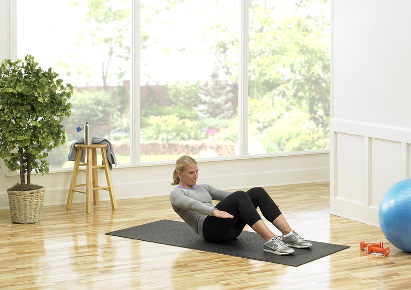 Supermats Heavy Duty Equipment Mat 13GS Made in U.S.A. for Indoor Cycles Recumbent Bikes Upright Exercise Bikes and Steppers (2.5 Feet x 5 Feet) (30-Inch x 60-Inch) (76.2 cm x 152.4 cm) , Black - Image 4