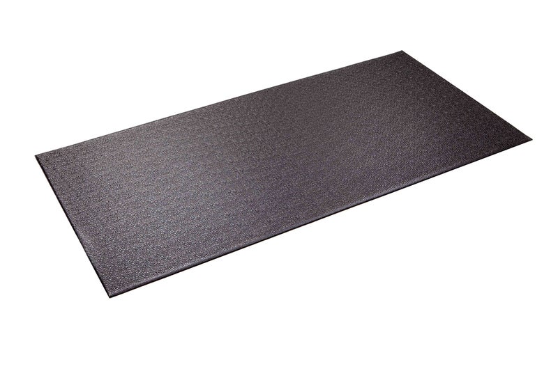 Supermats Heavy Duty Equipment Mat 13GS Made in U.S.A. for Indoor Cycles Recumbent Bikes Upright Exercise Bikes and Steppers (2.5 Feet x 5 Feet) (30-Inch x 60-Inch) (76.2 cm x 152.4 cm) , Black - Image 1